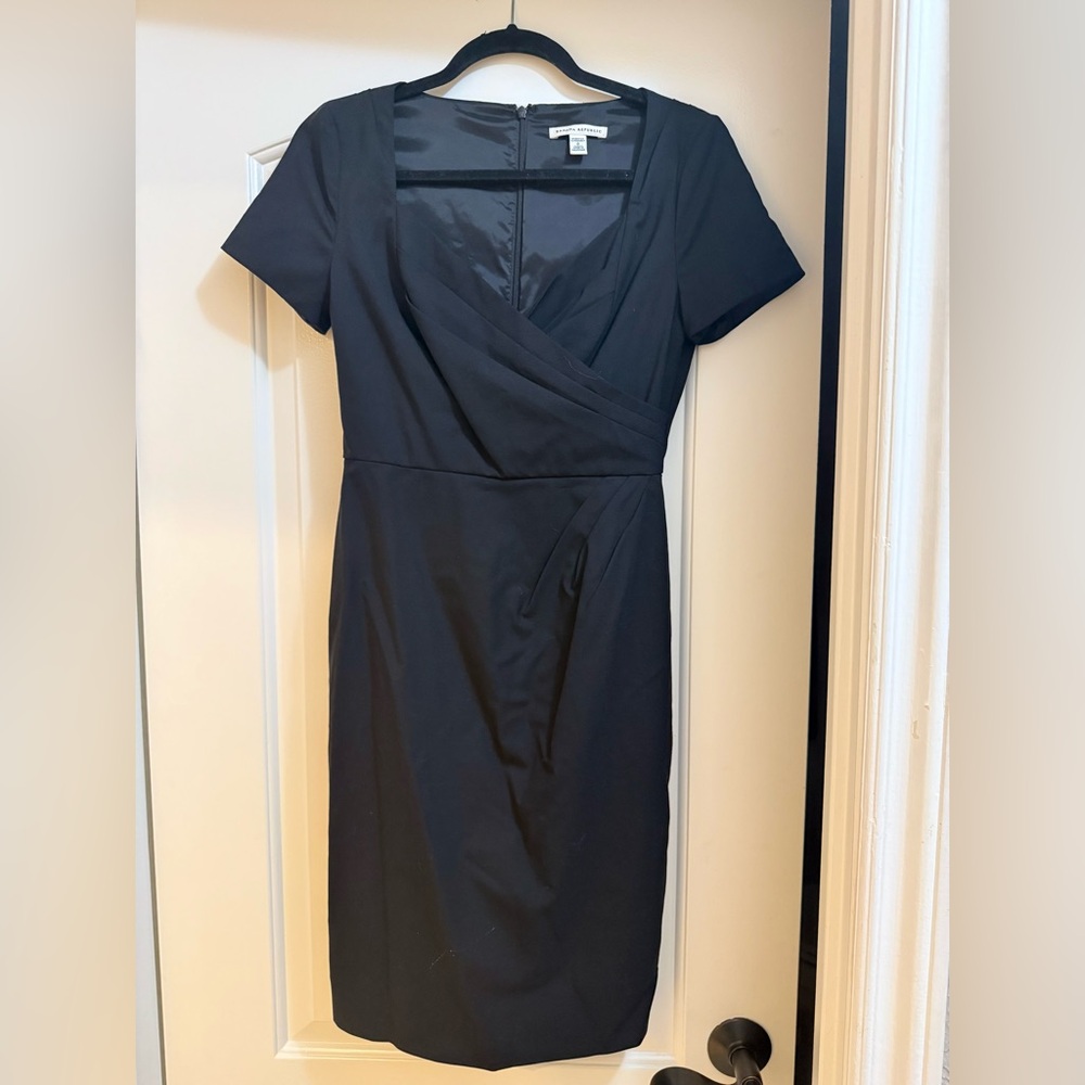 Banana Republic Classic Black Midi Dress